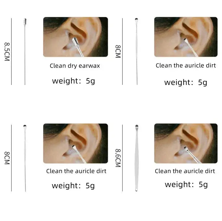 Ear Wax Pickers Stainless Steel Earpick Wax Remover Tools Liebe - Making Life Easier