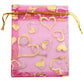 Love Heart Organza Pouches For Events 100 Pcs. Liebe - Making Life Easier