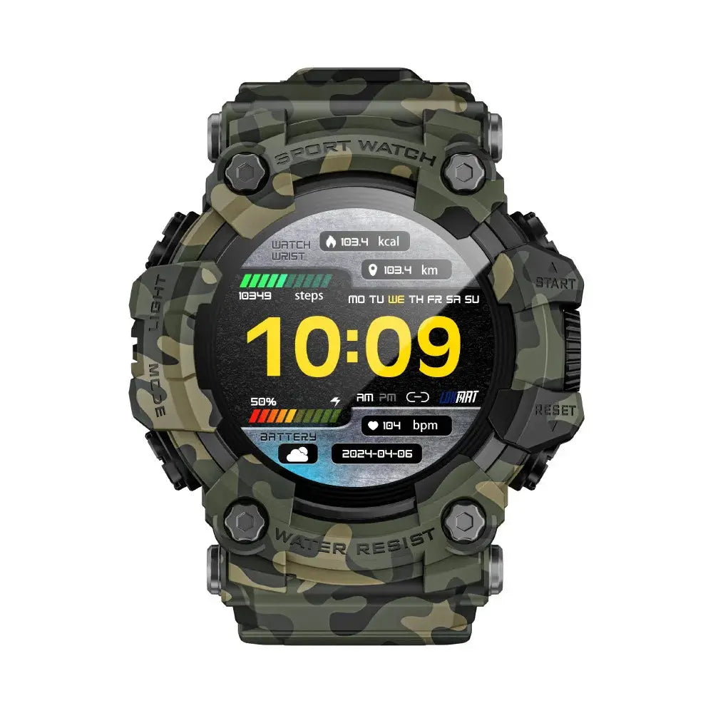 Smart watch uomo Cardiofrequenzimetro Pressione sanguigna Smart Watch Adatto impermeabile per Android IOS - My Hashtag Shop