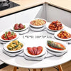 Tabletop Rotating Tray Portable Rotating Tray Simple Folding Tray Home Food Collection Fashionable Minimalist Home Food Tray HASHTAG