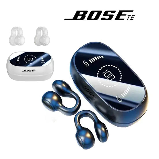 Auricolari Wireless a Conduzione Ossea Bosete di Alta Qualità, Bluetooth con Riduzione del Rumore, per Sport, Compatibili con Xiaomi e iPhone