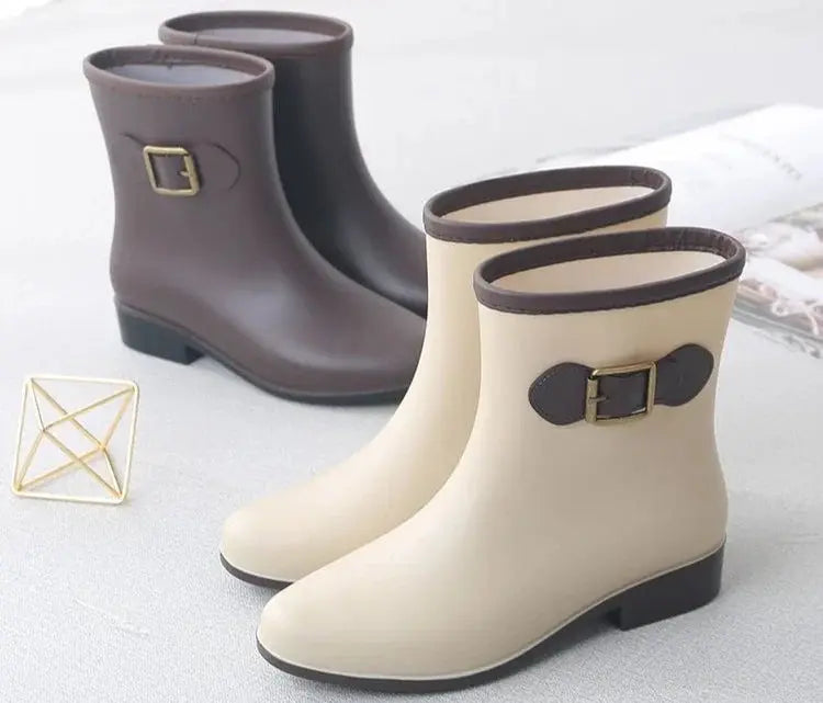 Waterproof Rain Boots with Thermal Lining Nonslip Rubber Liebe - Making Life Easier
