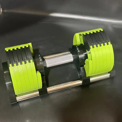 Set manubri rotondi regolabili, seconda generazione, aumento 2 kg, 24 kg, 36 kg, fitness, appena aggiornato - My Hashtag Shop