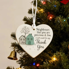 Thank You Gifts for Neighbor Christmas Ornament Old New Neighbor Welcome Gift for Neighbor Birthday Gifts for Moving Neighbor HASHTAG
