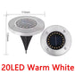 1/4/8 pezzi luci solari per esterni 8/20 LED disco lampada sotterranea faretto luce solare interrata per la decorazione del cortile del prato del giardino domestico