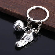 soccer keychain Accessories Small Pendant Sports Hanging Keychain Metal Chain Soccer Shoes Keychain Football Keychain HASHTAG