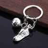 soccer keychain Accessories Small Pendant Sports Hanging Keychain Metal Chain Soccer Shoes Keychain Football Keychain HASHTAG