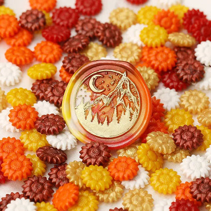 Sunflower Sealing Wax Beads Pearl Stamp 100pcs Retro - HASHTAG