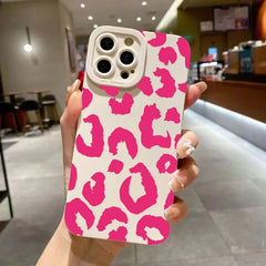 Custodia protettiva per fotocamera con design leopardato per iPhone 16 Custodie per iPhone 17 Air 15 14 13 12 11 Pro Max 16E XS XR X 7 8 Plus Cover HASHTAG