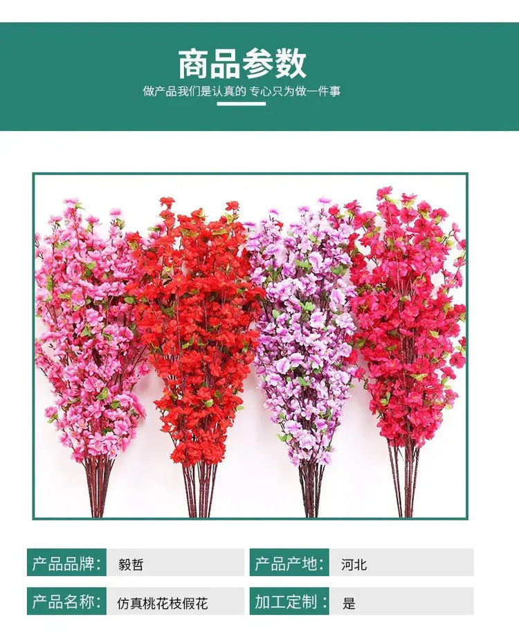 Artificial Peach Blossom Spring Flowers Liebe - Making Life Easier