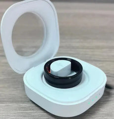 Anello intelligente Frequenza cardiaca Ossigeno nel sangue Monitoraggio della salute del sonno Passo Controllo remoto Scatto di foto Anelli multifunzionali HASHTAG