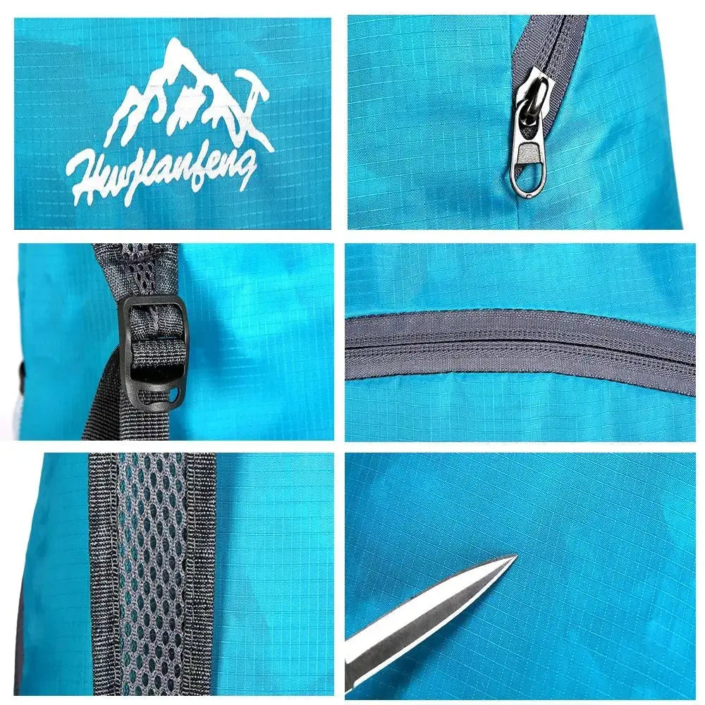 Zaino da esterno ultraleggero nano impermeabile leggero ripiegabile Borsa pieghevole a portata di mano Zaino da viaggio per uomo e donna - My Hashtag Shop