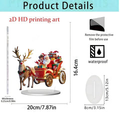 Christmas gifts Series Home Desktop Decoration 2D Acrylic Craft Ornament HASHTAG