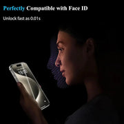 4 pezzi di vetro temperato per iPhone 16 15 14 13 12 11 Pro Max protezione dello schermo per iPhone 7 8 Plus X XS Max XR pellicola protettiva in vetro HASHTAG