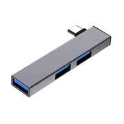 Hub USB, hub USB in alluminio a 3 porte con porta USB 2.0 e porta USB 3.0, splitter USB, prolunga USB per laptop, PC, unità flash, HDD HASHTAG