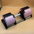 Set manubri rotondi regolabili, seconda generazione, aumento 2 kg, 24 kg, 36 kg, fitness, appena aggiornato - My Hashtag Shop