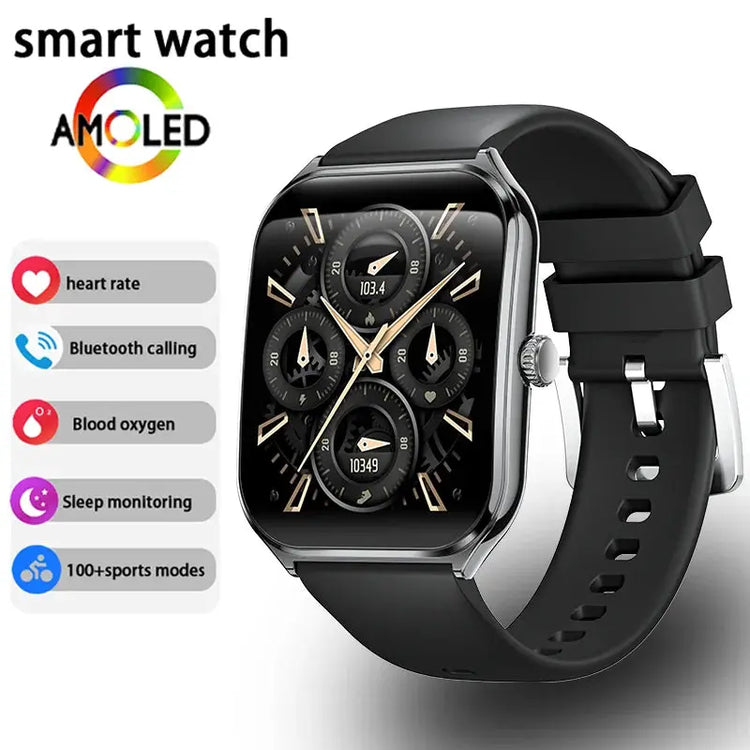 Nuovo Ultra Sottile smartwatch  "AMOLED 360*360 HD Pixel Display Always Show Time Promemoria Chiamata Smartwatch Delle Signore Per huawei - My Hashtag Shop