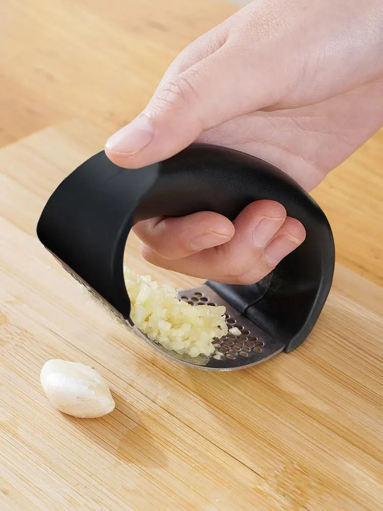 Stainless Steel Garlic Press Crusher. - HASHTAG