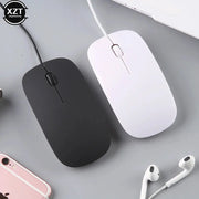 Mouse cablato neutro di vendita caldo 2.4Ghz con cavo USB Mouse ergonomici ultrasottili per PC portatile Computer aziendale Mouse da ufficio 1.2m HASHTAG