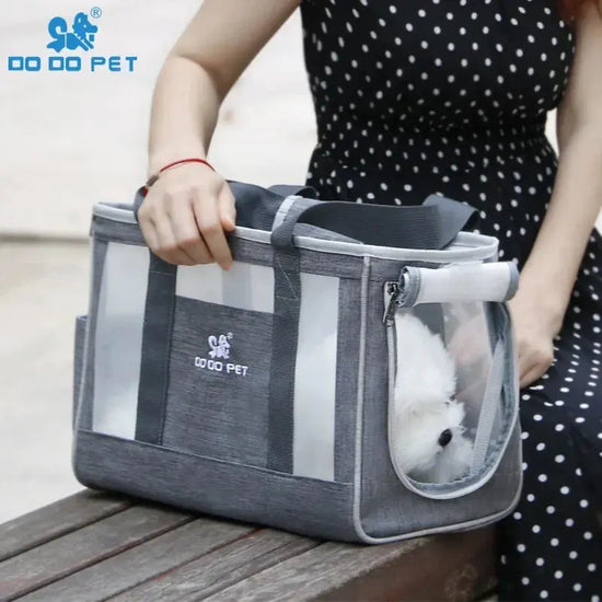 DODOPET Borsa da trasporto per animali domestici Borsa da trasporto portatile per cani estiva traspirante Borsa per cuccioli Borsa per gatti Borsa da trasporto a mano - My Hashtag Shop