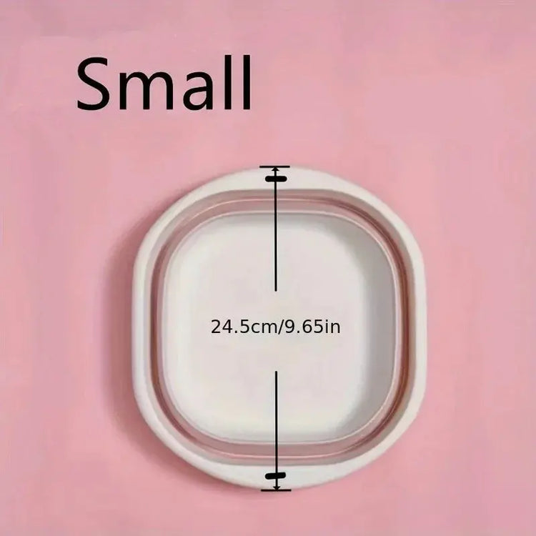 Wash Basin Laundry Baskets 3 Pack Collapsible Tub Space Saving. - HASHTAG