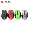 Mouse wireless IMICE Mouse silenzioso 2.4G 4 pulsanti Mouse ottico per computer 1600 DPI Mouse ergonomico con batteria per PC portatile da ufficio HASHTAG
