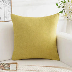 Fodera per cuscino in tinta unita 40X40/45X45 Federa quadrata in lino accogliente per casa, camera da letto, casa, ufficio, 1 pz HASHTAG