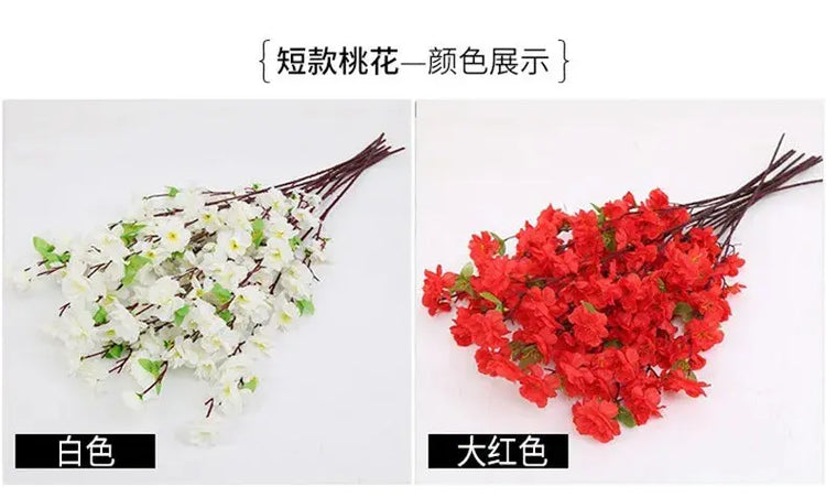 Artificial Peach Blossom Spring Flowers Liebe - Making Life Easier