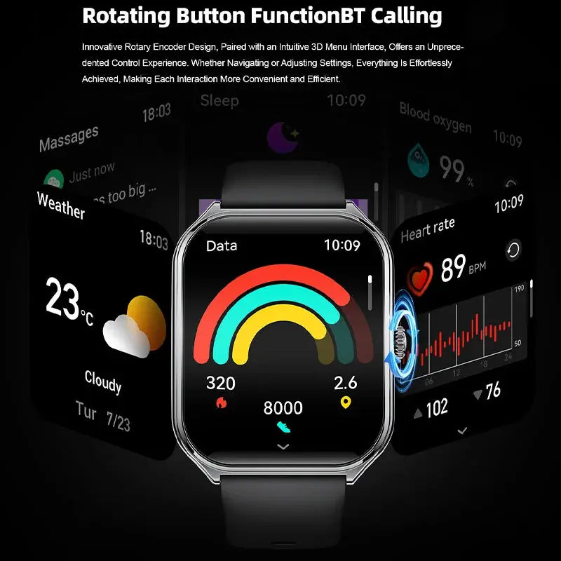 Nuovo Ultra Sottile smartwatch  "AMOLED 360*360 HD Pixel Display Always Show Time Promemoria Chiamata Smartwatch Delle Signore Per huawei - My Hashtag Shop