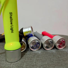 super bright flashlight Diving Hunting Flashlight High Lumen LED Outdoor Camping Light Mini Portable Waterproof Lighting Lantern HASHTAG