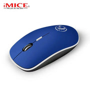 Mouse wireless iMice Mouse per computer 1600 DPI Suono ergonomico Mause Mouse per PC USB Mouse wireless muti per laptop HASHTAG