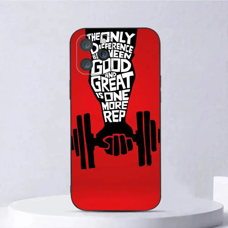 Bodybuilding Palestra Fitness Cassa Del Telefono Del Silicone Morbido Per IPhone 17 Air 16 15 14 13 12 11 Plus Pro Max Plus - My Hashtag Shop