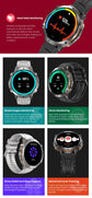 Smartwatch militare GPS AMOLED 1100mAh impermeabile 10ATM