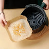 50pcs/set Air Fryer Disposable Paper Parchment Wood Pulp Steamer AliExpress