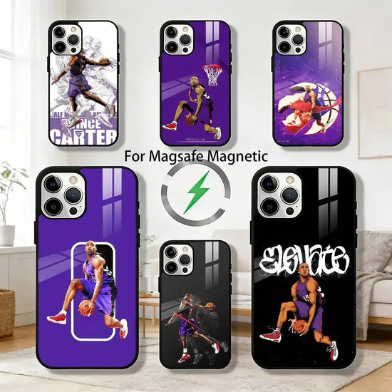 Custodia per telefono Basket V-Vince C-Carter 15 per iPhone 17,16,15,14,13,12,Plus,Pro,Max per ricarica wireless magnetica Magsafe - My Hashtag Shop