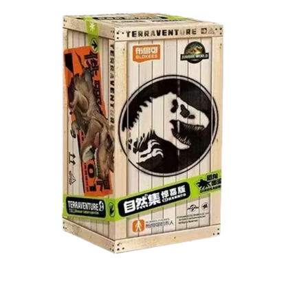 BLOKEES Building Block Man Set naturale -Jurassic Periodo Mondo Dinosauro Dinosauro Modello di assemblaggio Scatola cieca Giocattolo Regali per bambini - My Hashtag Shop