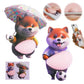 Adesivi 3D a Forma di Cucciolo con Pancia Gonfia, Adesivi Morbidi 3D a Forma di Gatto per Cover di Telefoni, Quaderni, Scrapbooking e Decorazioni Fai-da-Te - My Hashtag Shop