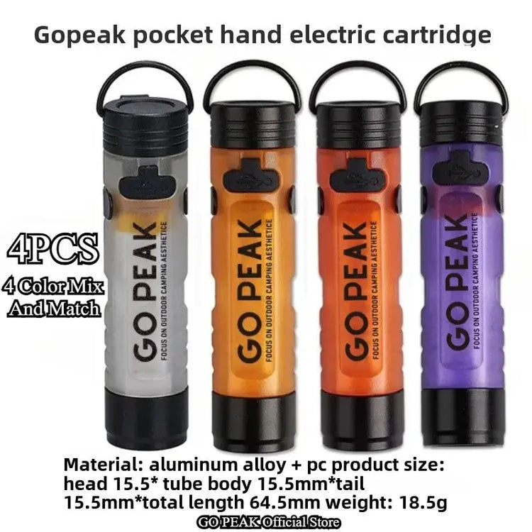Mini Torcia Elettrica Chiave Esterna Clip Cap Ambient Led Lunga Resistenza Disastro Sollievo Emergenza 5050 Piccola Luce - My Hashtag Shop