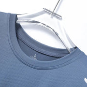 CHRLCK T-shirt da corsa ad asciugatura rapida da uomo T-shirt da pesca da escursionismo traspirante Morbida elasticità Sport all'aria aperta Camicia corta estiva HASHTAG