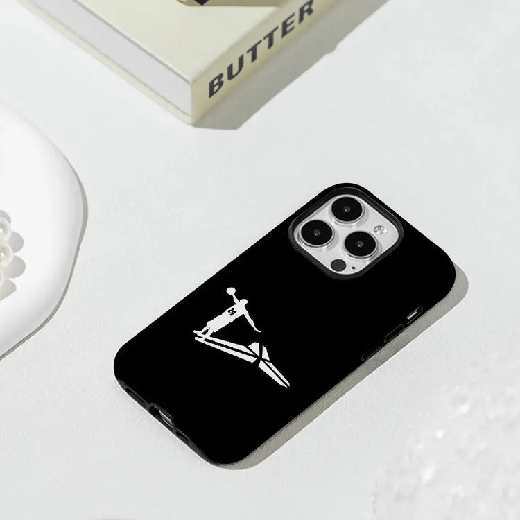 K-Kobe Basketball Star Logo Custodia per telefono Pellicola Shell per IPhone 16 15 14 13 12 11 Pro Max Plus - My Hashtag Shop