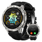 KOSPET TANK T4C Smartwatch Robusto per Uomo, GPS di Grado Militare con Torcia, Impermeabile 5ATM, Tracker per Salute e Fitness