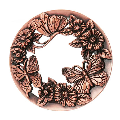 Candle Antique Butterfly Candle Shade Jar Lid Topper Silver/gold/bronze - HASHTAG