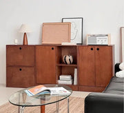 Tavolino allungabile dal design unico con armadio in stile vintage per soggiorno, fattoria o appartamento HASHTAG