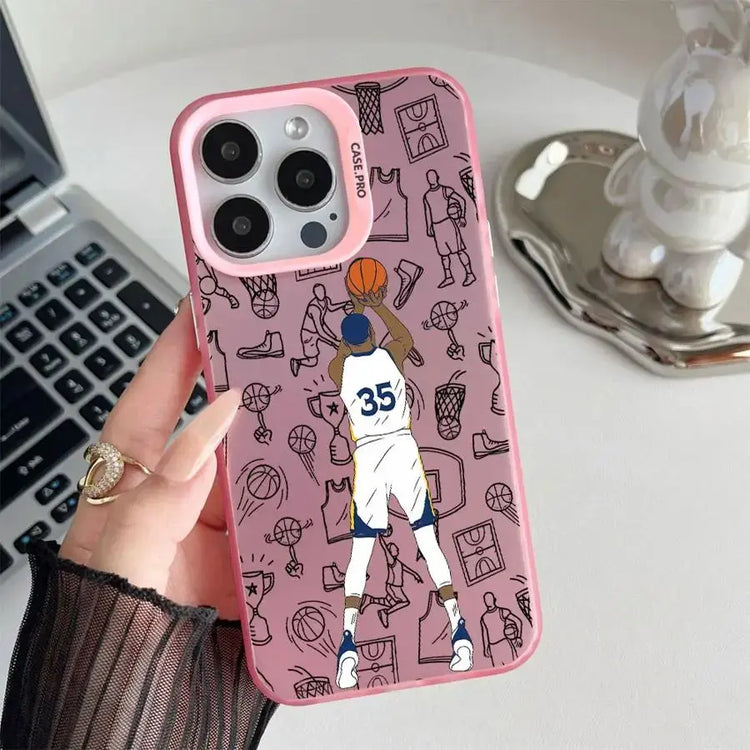Custodia per telefono Cool Basketball Star per iPhone 16 15 Pro Max 13 12 11 Pro 14ProMax 16Plus XS Max XR SE 16e shell - My Hashtag Shop