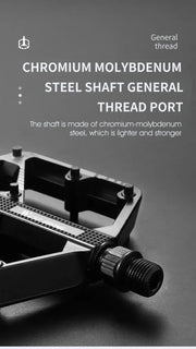 WEST BIKING DU Cuscinetto Pedale per bicicletta Pedale da ciclismo antiscivolo Pedale per bici da strada MTB ultraleggero in lega di alluminio Accessori per bici HASHTAG