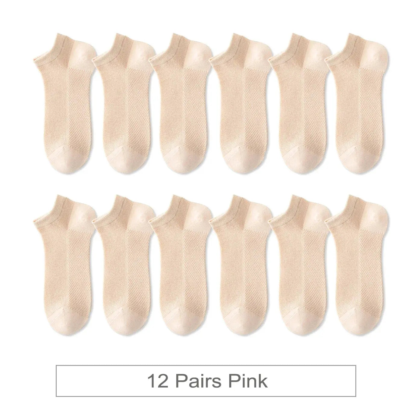 Woman Cotton Socks Short Thin Mesh Breathable Liebe - Making Life Easier