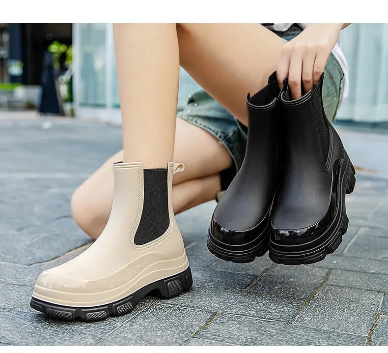 2025 New Rubber Rain Shoes Outdoor Anti-slip Waterproof Garden Shoes Liebe - Making Life Easier