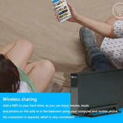 Custodia portatile per HDD SSD da 3,5 pollici Custodia portatile per server di streaming di rete NAS Ethernet USB 3.0 Rj45 per custodia HASHTAG