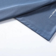 CHRLCK T-shirt da corsa ad asciugatura rapida da uomo T-shirt da pesca da escursionismo traspirante Morbida elasticità Sport all'aria aperta Camicia corta estiva HASHTAG