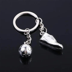 soccer keychain Accessories Small Pendant Sports Hanging Keychain Metal Chain Soccer Shoes Keychain Football Keychain HASHTAG